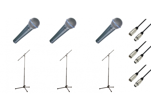 Shure Beta 58 Triple Bundle Shure Beta 58 Triple Bundle